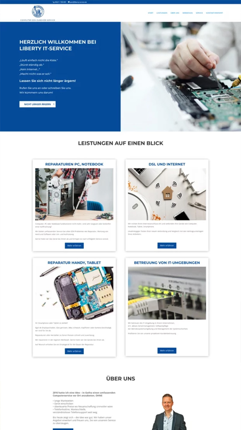 Liberty_IT_Service_Webdesign_Referenz